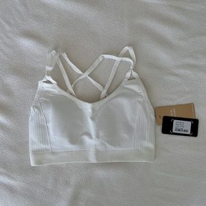 NUX Active Moderate Compression Bra - White